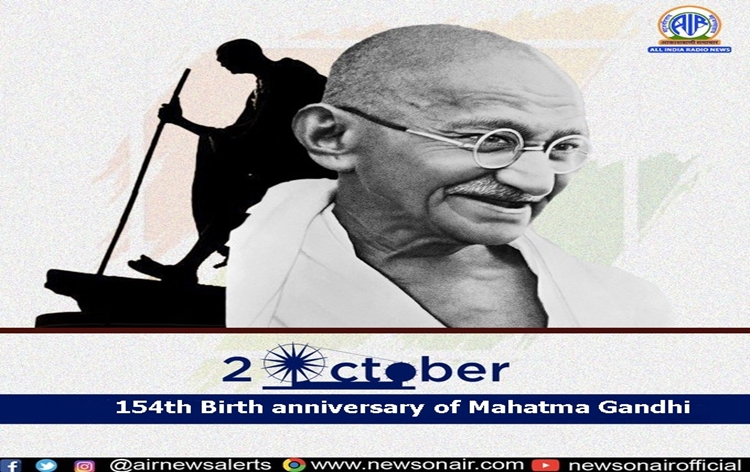 कृतज्ञ राष्ट्र ने महात्मा गांधी की 154वीं जयंती मनाई; विदेशों से भी जयंती मनाए जाने के समाचार मिले
