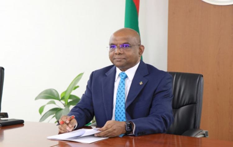 Foreign Affairs Minister of Maldives Abdulla Shahid arrives in New Delhi