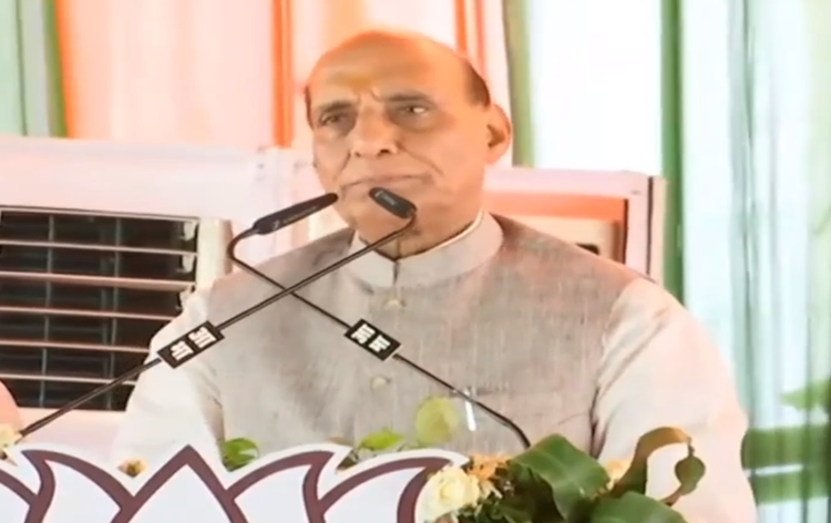 Congress govt in Chhattisgarh is not serious at all about left-wing extremism: Defense Minister Rajnath Singh
