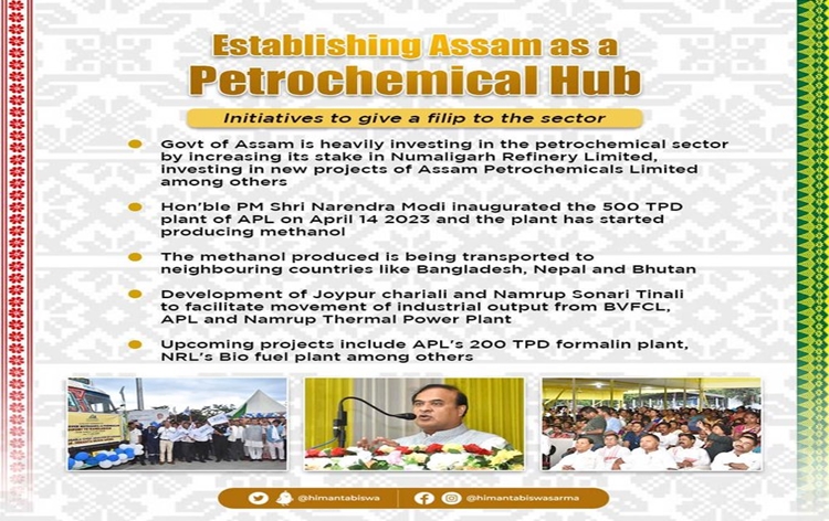 Assam: CM Himanta Biswa Sarma flags off first methanol consignment to Bangladesh from Assam Petrochemicals Plant