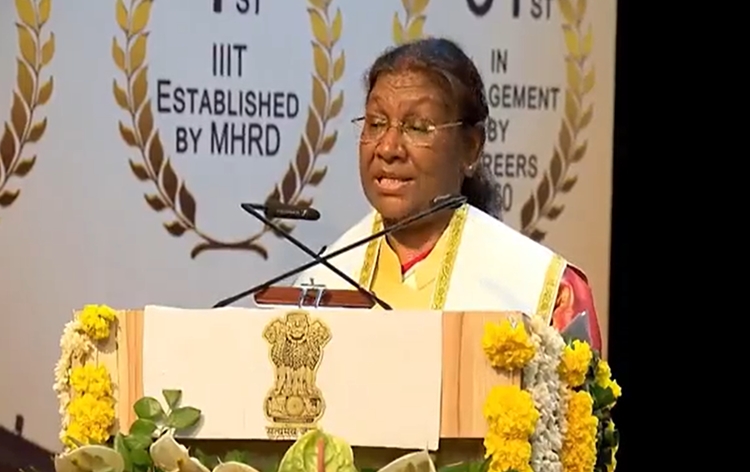 President Droupadi Murmu appeals youth to understand their responsibility and participate in development of backward people of the society