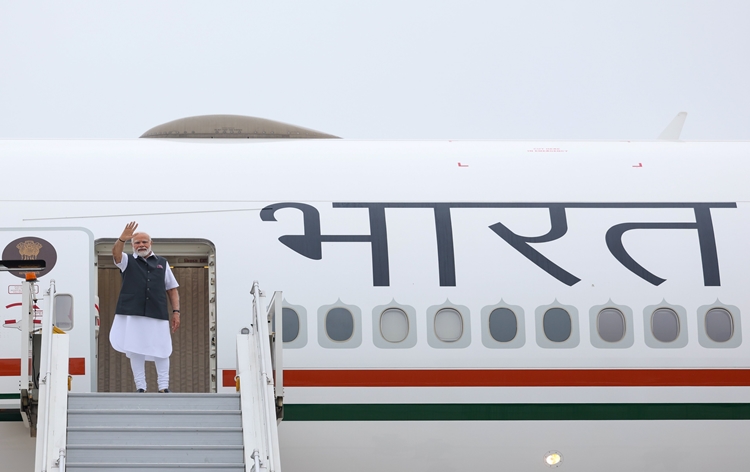 PM Narendra Modi meets President of French Senate in Paris; To be Guest of Honour at Bastille Day Parade tomorrow