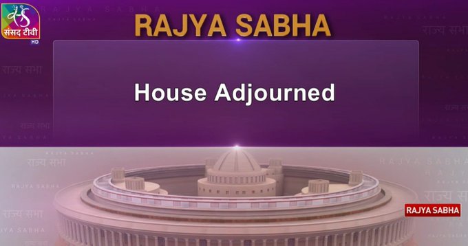 Both houses of Parliament adjourned for the day following ruckus over the issue of Manipur violence