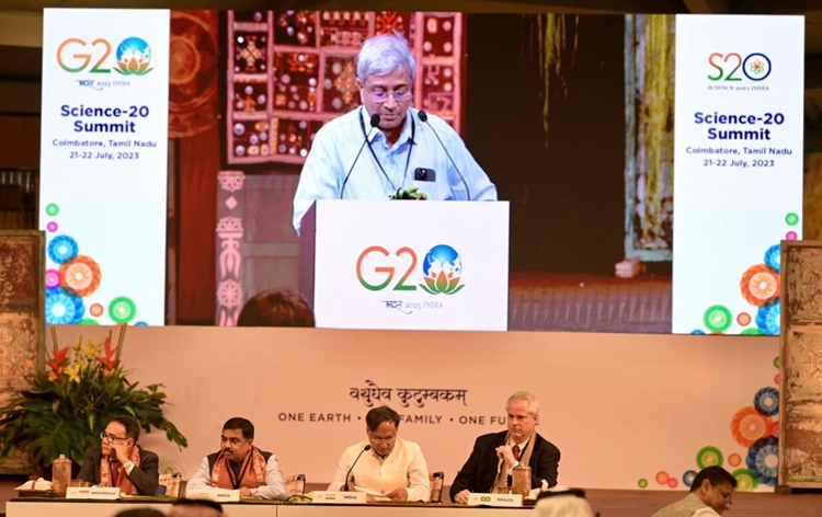 Science 20 Meet under G20 is taking place at Isha Yoga Center in Coimbatore
