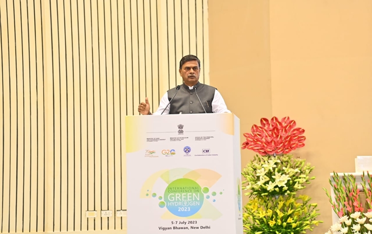 Power Minister R K Singh says, India is one of the lowest carbon emitters in world & emerged as global leader in energy transition