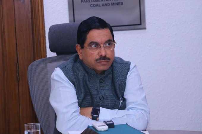 Union Minister Pralhad Joshi reviews coal production performance of commercial and captive mines