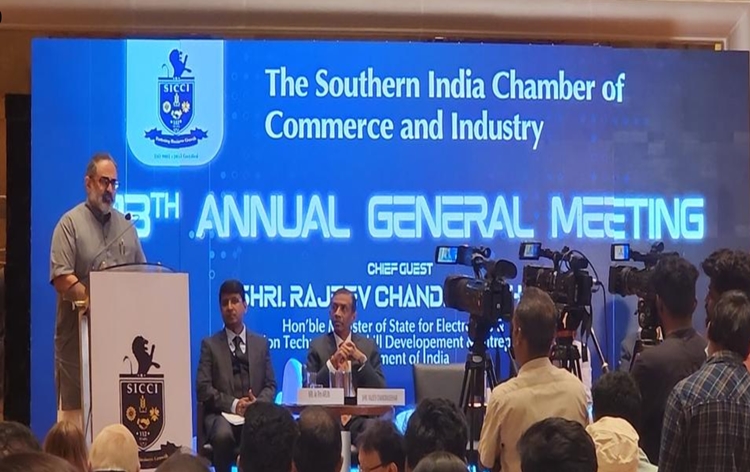 India has grown from a technology consumer to a technology producer: Union MoS for Electronics  & IT Rajeev Chandrasekhar