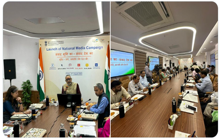 Union Minister Giriraj Singh launches National Media Campaign of Department of Land Resources (DoLR) in New Delhi