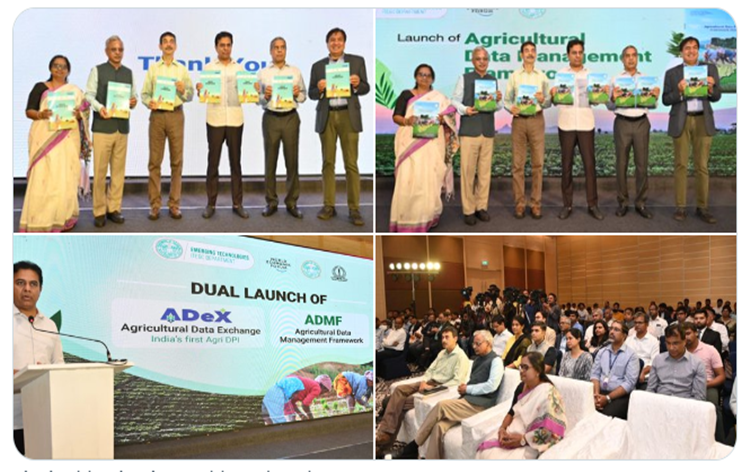 Telangana launches India’s first Agricultural Data Exchange and Agriculture Data Management Framework in Hyderabad