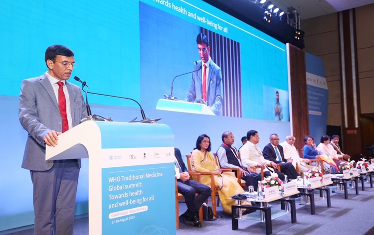 WHO's first-ever Global Summit on Traditional Medicine begins in Gujarat; Health Minister says, platform serves as beacon of hope, promotes holistic approach to health & well-being