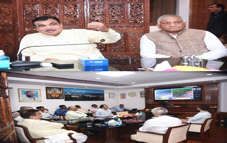 Union Minister Nitin Gadkari holds review meeting regarding damage of National Highways in Himachal Pradesh due to heavy rains