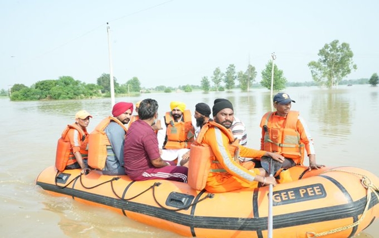 Flood fury continued in Punjab