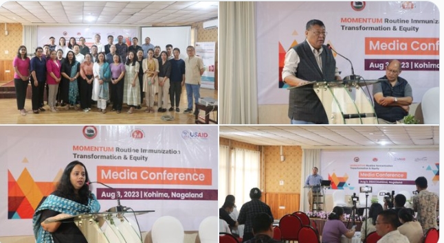 Kohima: Media Sensitization Workshop organized on Intensified Mission Indradhanush 5.0 that to be launch at 7th August