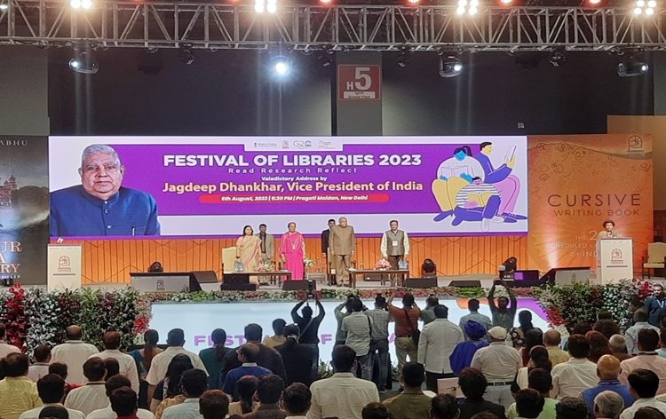 VP Jagdeep Dhankhar addresses valedictory ceremony of 2-day long Festival of Libraries in New Delhi