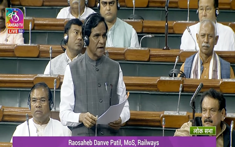 Union Minister of State for Railways Raosaheb Patil Danve informs in Lok Sabha 62 thousand passengers’ coaches are being operated by the Railways