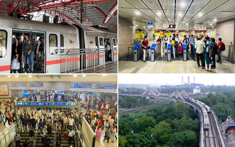 Daily passenger journeys in Delhi Metro overtake pre-covid figures to an all-time high