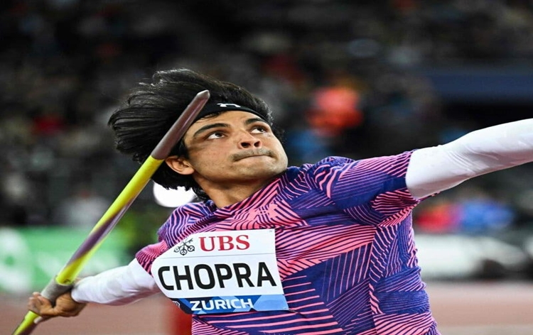 विश्व चैंपियन नीरज चोपड़ा ज्यूरिख डायमंड लीग में पुरुषों की जैवलिन स्पर्धा में दूसरे स्थान पर रहे
