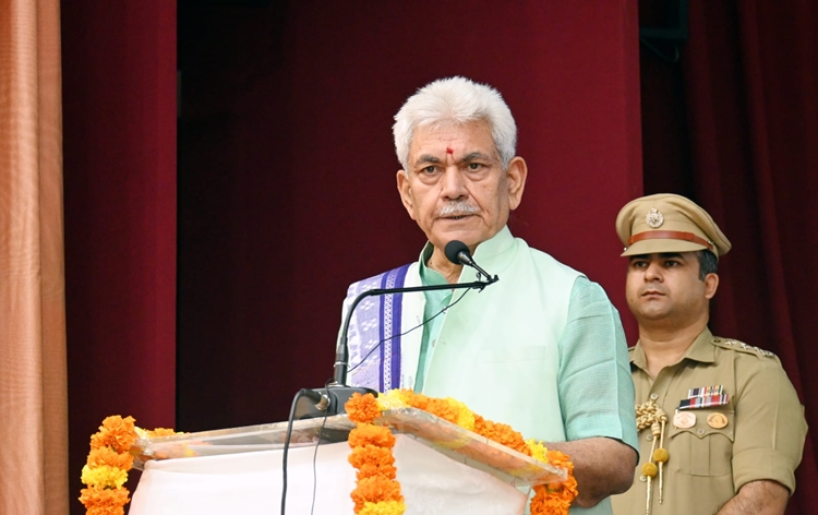 LG Manoj Sinha says J&K is on the right track towards matching up country's pace towards reforms in agriculture sector