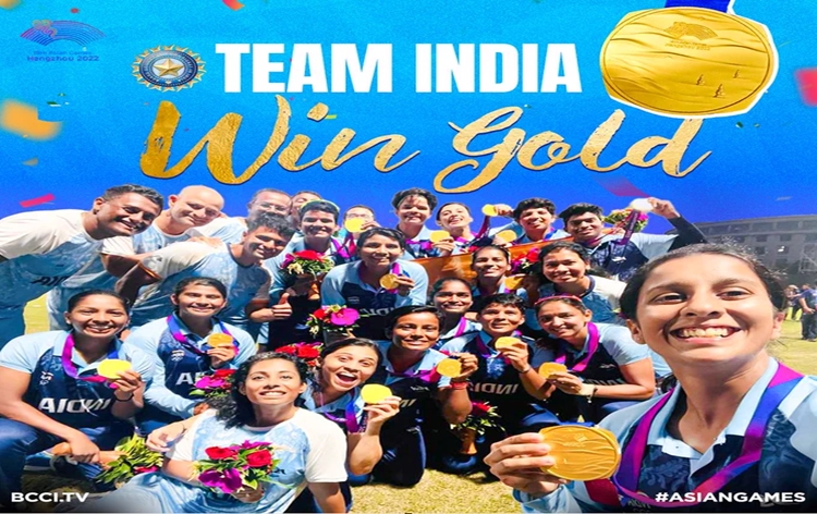 Indian Women's Cricket team defeat Sri Lanka in final to clinch first-ever Asian Games gold medal in Hangzhou