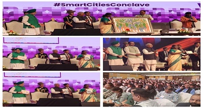 राष्ट्रपति द्रौपदी मुर्मु ने इंदौर में भारत स्मार्ट सिटी पुरस्कार प्रदान किया। राष्‍ट्रपति का सतत विकास लक्ष्यों को समयबद्ध तरीके से प्राप्त करने का आह्वान