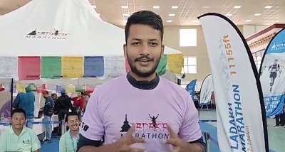 लद्दाख मैराथन के 10वें संस्करण के लिए छह हजार प्रतिभागियों ने छह प्रकार की दौड़ में पंजीकरण कराया